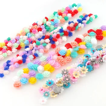 100 Pieces Tiny Multicolor Mix Flat Back 3D Resin Flower Cabochons Cameo For Necklace Or Bracelet Make Finding
100 Pieces Tiny Multicolor Mix Flat Back 3D Resin Flower Cabochons Cameo For Necklace Or Bracelet Make Finding
