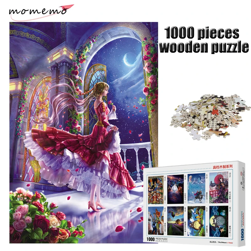 MOMEMO Cinderella 1000 Piece Jigsaw Puzzle Wooden Puzzles for Adult Assembling Puzzle 1000 Pieces Kids Toy Gift with Box Packing
MOMEMO Cinderella 1000 Piece Jigsaw Puzzle Wooden Puzzles for Adult Assembling Puzzle 1000 Pieces Kids Toy Gift with Box Packing
