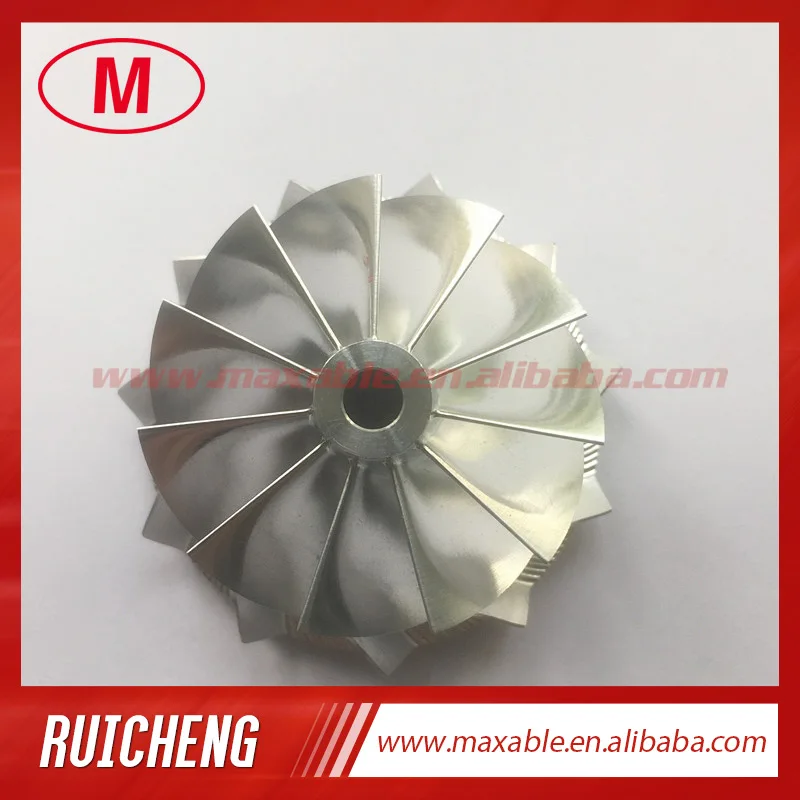 RHF4 41.50/50.00mm 11+0 blades turbo billet/milling/aluminum 2618 compressor wheel for VT10/VN4 Upgrade
RHF4 41.50/50.00mm 11+0 blades turbo billet/milling/aluminum 2618 compressor wheel for VT10/VN4 Upgrade