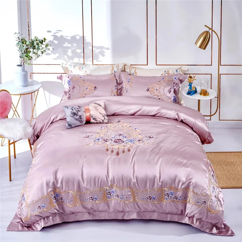 Luxury 800TC Silk Cotton Shining Palace Bedding Set Embroidered Duvet Cover Sets Bed Sheet Pillowcases Queen King size 4Pcs
Luxury 800TC Silk Cotton Shining Palace Bedding Set Embroidered Duvet Cover Sets Bed Sheet Pillowcases Queen King size 4Pcs
