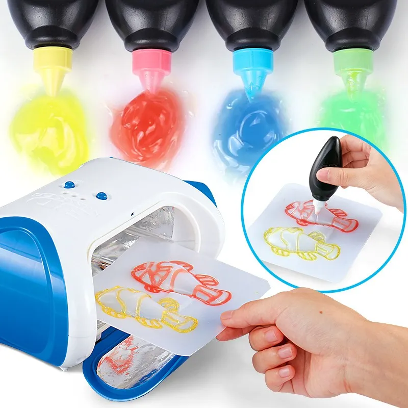 New Arrival DIY 3D Magic Machine Printer Enlighten Painting Draw Kids Children Developmental Toy Gift Operation Ability Creative
New Arrival DIY 3D Magic Machine Printer Enlighten Painting Draw Kids Children Developmental Toy Gift Operation Ability Creative
