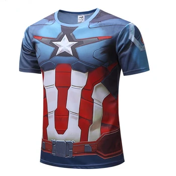 Captain America Civil War Tee 3D Printed T-shirts Men Compression Avengers Iron Man Cosplay Costumes Fitness Clothes Male Tops
Captain America Civil War Tee 3D Printed T-shirts Men Compression Avengers Iron Man Cosplay Costumes Fitness Clothes Male Tops