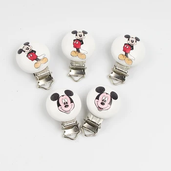 5pcs Mixed Cute Pacifier Clasps Wooden Multicolor Mouse Pattern Health Holders Child Funny pacifier Holder Clips 45x30mm
5pcs Mixed Cute Pacifier Clasps Wooden Multicolor Mouse Pattern Health Holders Child Funny pacifier Holder Clips 45x30mm