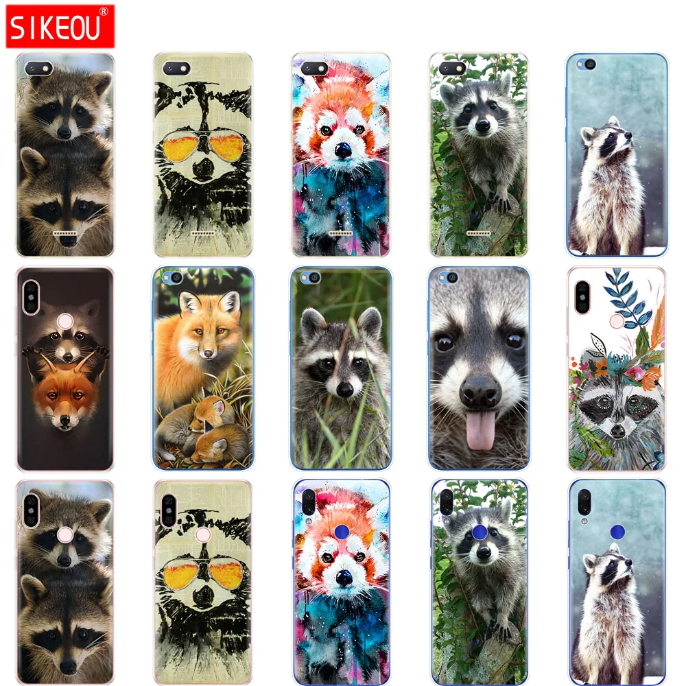 case for redmi 6a 6 pro case cover for xiaomi redmi note 7 6 pro redmi go case for xiaomi mi 9 SE Raccoon red panda fox animal
case for redmi 6a 6 pro case cover for xiaomi redmi note 7 6 pro redmi go case for xiaomi mi 9 SE Raccoon red panda fox animal
