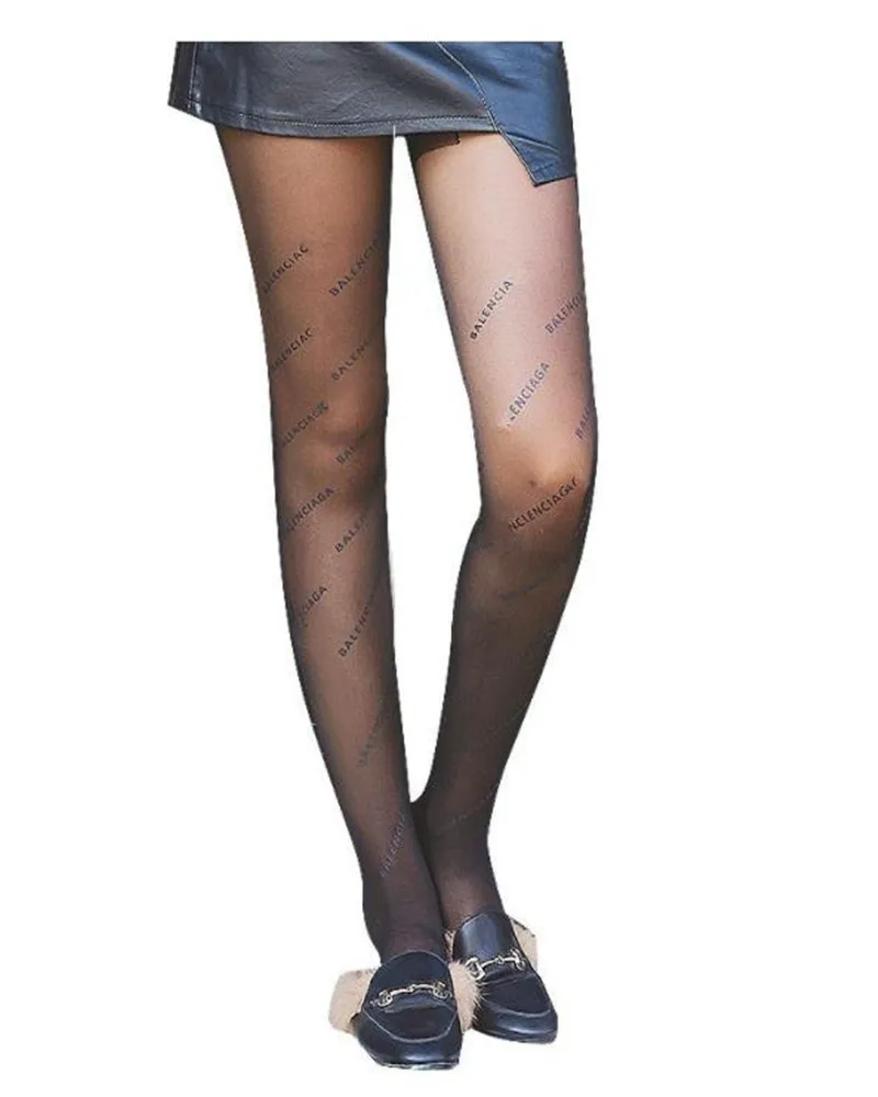 New Black Printed Letters Tight-fitting Elastic Woman Girl Fashion Sexy Underwear Hose Stockings
New Black Printed Letters Tight-fitting Elastic Woman Girl Fashion Sexy Underwear Hose Stockings