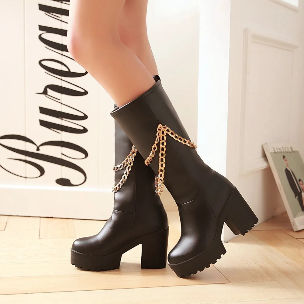 New fashion women knee high boots thick high heels platform women boots sexy winter boots casual shoes woman large size 34-43
New fashion women knee high boots thick high heels platform women boots sexy winter boots casual shoes woman large size 34-43