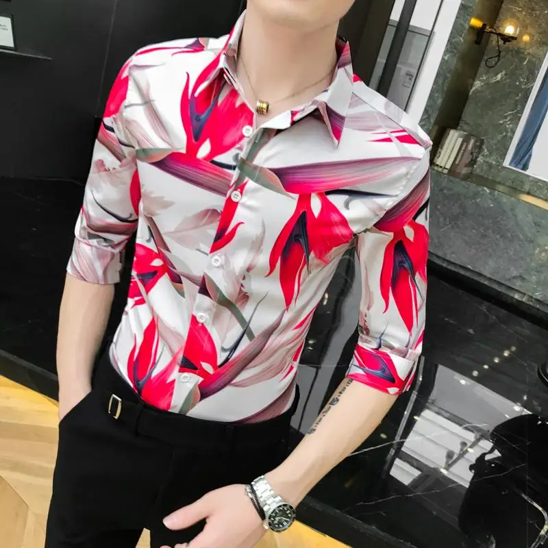Floral Mens dress Shirts Hawaiian Style Summer Blouse Men Camisa masculina Flower Men Shirt Camisa masculina Half sleeve
Floral Mens dress Shirts Hawaiian Style Summer Blouse Men Camisa masculina Flower Men Shirt Camisa masculina Half sleeve