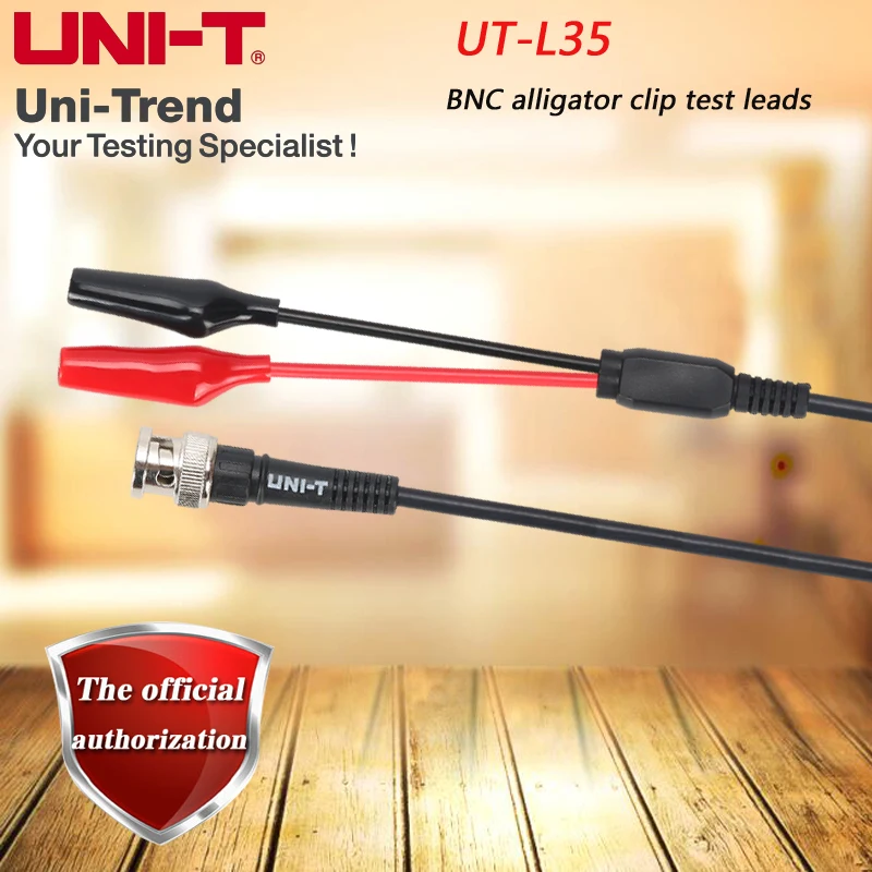 UNI-T UT-L02 BNC alligator clip test leads; conversion measurement connection for measuring instrument signals
UNI-T UT-L02 BNC alligator clip test leads; conversion measurement connection for measuring instrument signals