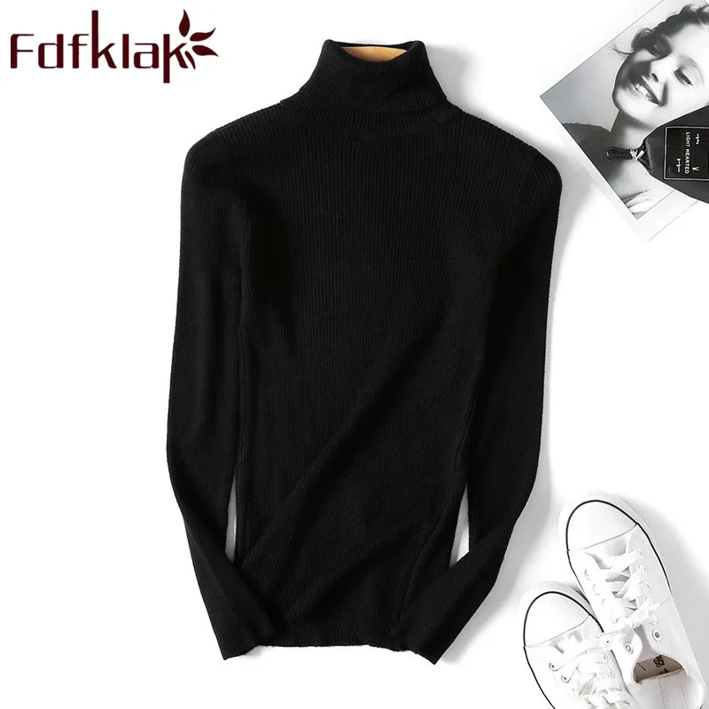 Spring Autumn White/Black Wweater Womans Knitted Tops Pullover 2019 New Fall Sweaters Long Sleeve Turtleneck Sweaters Fdfklak
Spring Autumn White/Black Wweater Womans Knitted Tops Pullover 2019 New Fall Sweaters Long Sleeve Turtleneck Sweaters Fdfklak