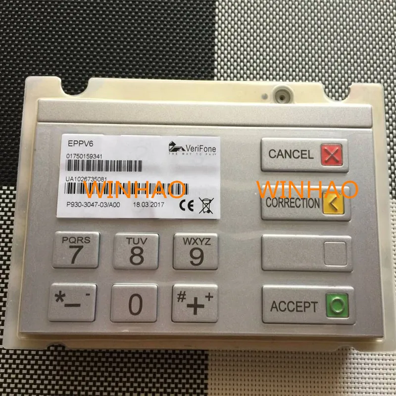 new original ATM pare parts wincor English Version EPP V6 keyboard 1750159341
new original ATM pare parts wincor English Version EPP V6 keyboard 1750159341