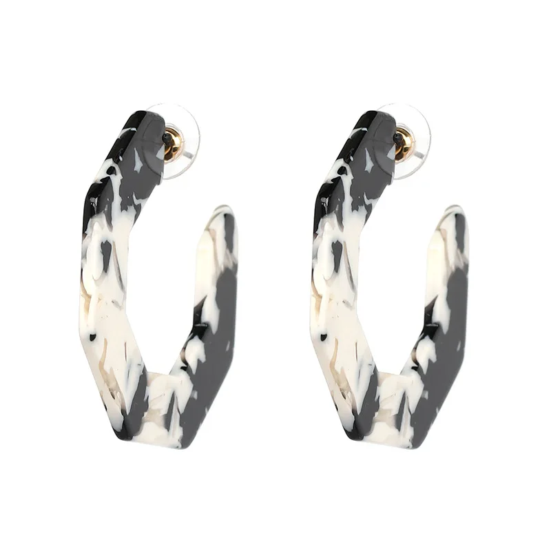 8Seasons Vintage Geometric C-Shaped Acrylic Resin Stud Earrings For Women Elegant Leopard Print Fashion Party For Jewelry Gifts
8Seasons Vintage Geometric C-Shaped Acrylic Resin Stud Earrings For Women Elegant Leopard Print Fashion Party For Jewelry Gifts