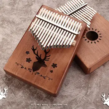17 Key Kalimba Single Board Mahogany Thumb Piano Mbira Keyboard Body Musical Instrument Tool High-Quality Wood w/ Tune Hammer
17 Key Kalimba Single Board Mahogany Thumb Piano Mbira Keyboard Body Musical Instrument Tool High-Quality Wood w/ Tune Hammer