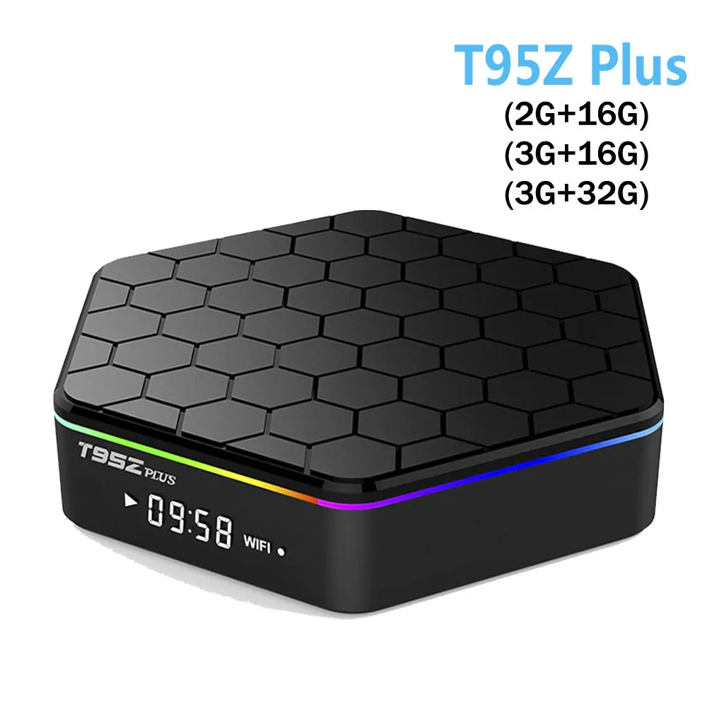 OLOEY T95Z Plus Smart Andorid TV BOX 7.1 OS Set top box 2GB 16GB 3GB 32GB Amlogic S912 Octa Core 2.4G/5GHz WiFi BT4.0 4K
OLOEY T95Z Plus Smart Andorid TV BOX 7.1 OS Set top box 2GB 16GB 3GB 32GB Amlogic S912 Octa Core 2.4G/5GHz WiFi BT4.0 4K