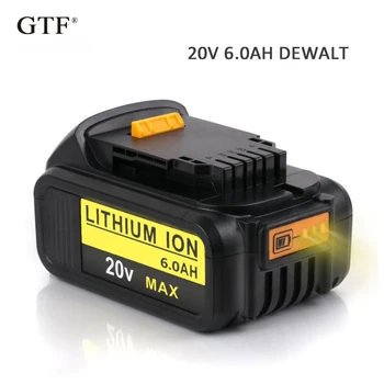 20V 6.0A 6000mah Rechargeable Li-ion Battery Portable Replacement Battery Backup Battery For Dewalt Electric Power Tool
20V 6.0A 6000mah Rechargeable Li-ion Battery Portable Replacement Battery Backup Battery For Dewalt Electric Power Tool