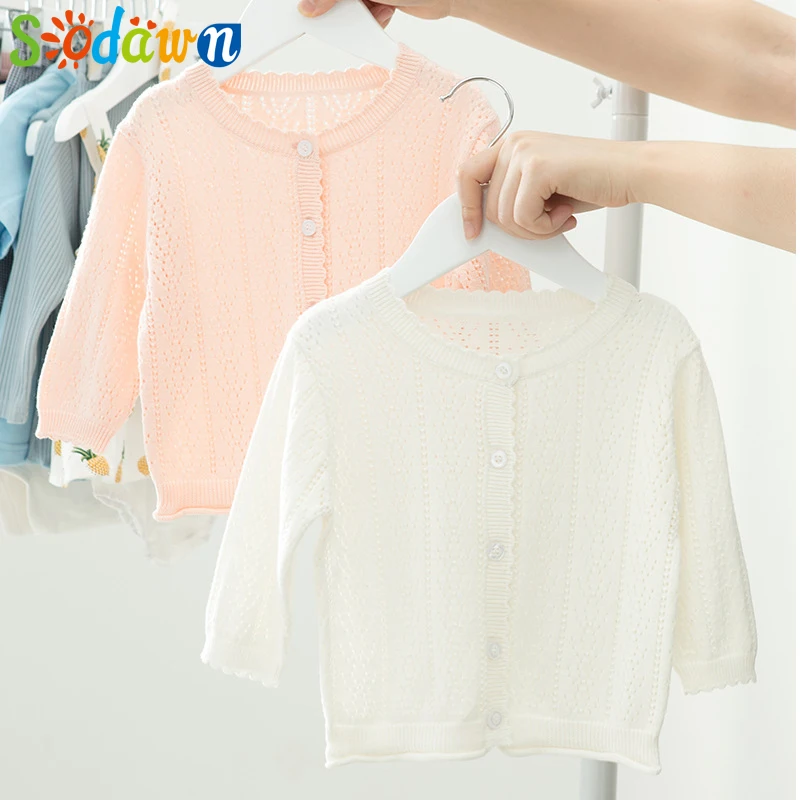 Sodawn Spring And Summer New Baby Girl Clothes Sweet Breathable Cotton Soft Cardigan Sunscreen Jacket
Sodawn Spring And Summer New Baby Girl Clothes Sweet Breathable Cotton Soft Cardigan Sunscreen Jacket