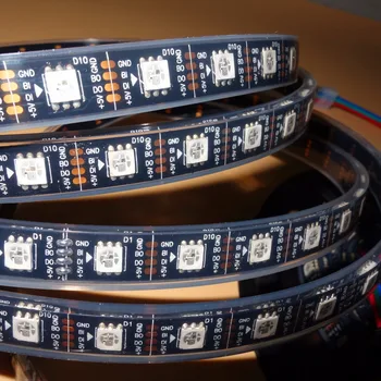 Addressable 4m 60LEDs/m DC5V WS2813 RGB full color led pixel strip,epoxy resin filled in the tube;IP65;with 60pixels/M;BLACK PCB
Addressable 4m 60LEDs/m DC5V WS2813 RGB full color led pixel strip,epoxy resin filled in the tube;IP65;with 60pixels/M;BLACK PCB