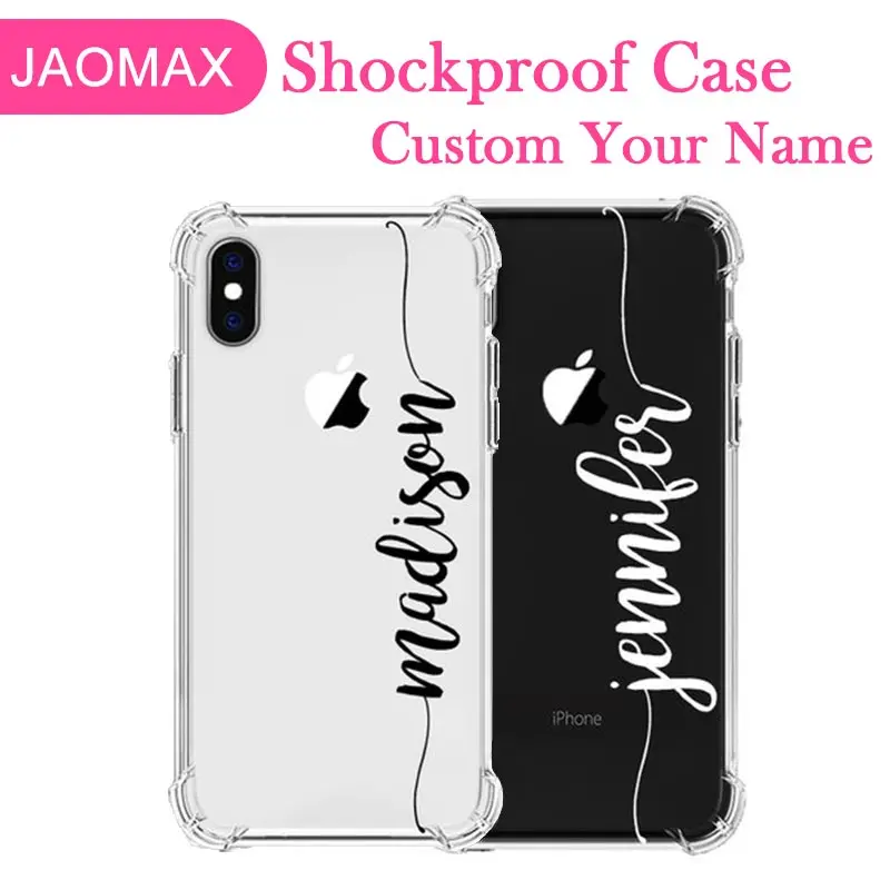 Jaomax Shockproof Armor Clear Customized Phone Case For iPhone 8 Plus Xs Max 6 6SPlus 7 X Xr Protection Back Covers Capa Fundas
Jaomax Shockproof Armor Clear Customized Phone Case For iPhone 8 Plus Xs Max 6 6SPlus 7 X Xr Protection Back Covers Capa Fundas