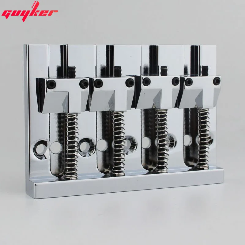 4 String Chrome Badass Style Bass Bridge Machined Bass Bridge Pure copper material Made In Korea CNC
4 String Chrome Badass Style Bass Bridge Machined Bass Bridge Pure copper material Made In Korea CNC