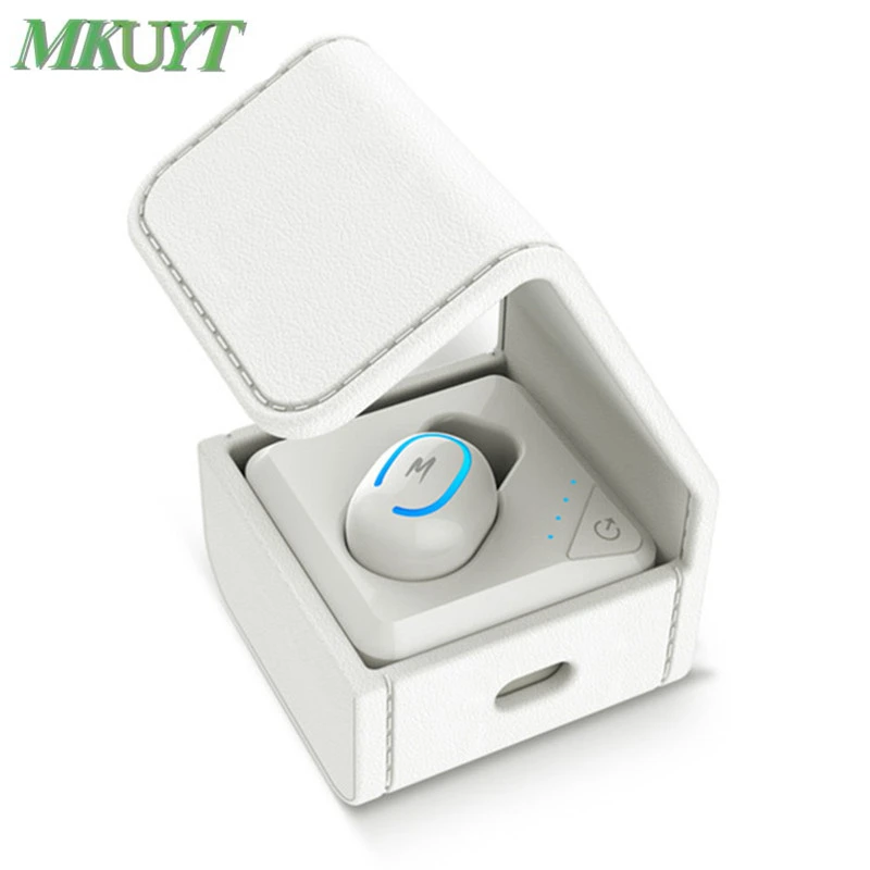 MKUYT Mini Portable Wireless Bluetooth Earphone Invisible Single Earbuds Stereo Headphone Hands-free Headset with Charger Box
MKUYT Mini Portable Wireless Bluetooth Earphone Invisible Single Earbuds Stereo Headphone Hands-free Headset with Charger Box