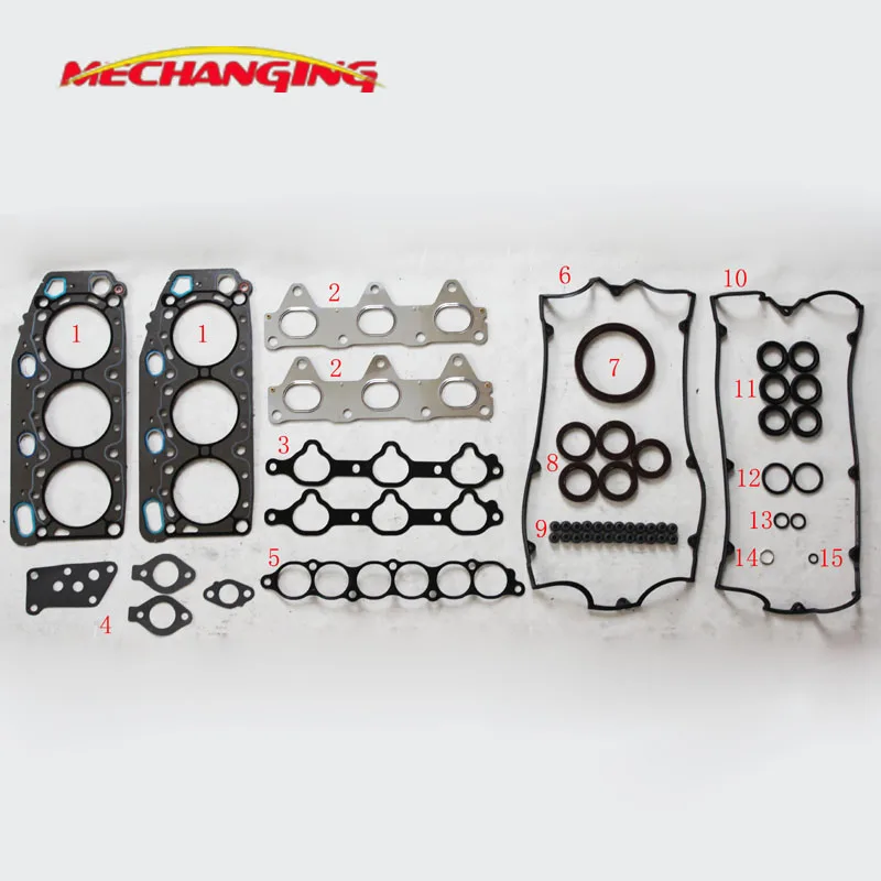 FOR PROTON PERDANA OR MITSUBISHI GALANT 6A12 Engine Rebuilding Kits Full gasket Set engine Parts Engine Seal Gasket MD971346
FOR PROTON PERDANA OR MITSUBISHI GALANT 6A12 Engine Rebuilding Kits Full gasket Set engine Parts Engine Seal Gasket MD971346