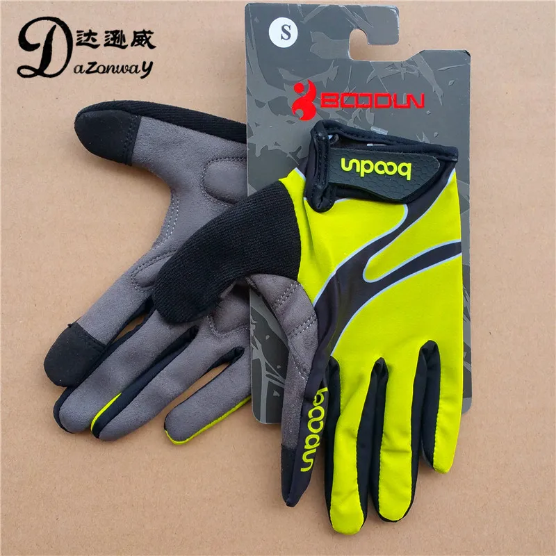 BOODUN Men Cycling gloves Full finger Touch screen Lycra fabric GEL Pad Non-slip MTB Bike Bicycle gloves Green S~XL BD2200939
BOODUN Men Cycling gloves Full finger Touch screen Lycra fabric GEL Pad Non-slip MTB Bike Bicycle gloves Green S~XL BD2200939