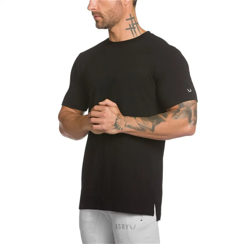 2019 New Gym Shirt Sportswear Running Men Shirt Bodybuilding Cotton Short Sleeve T Shirt Fitness Male Tight Tees Tops Clothing
2019 New Gym Shirt Sportswear Running Men Shirt Bodybuilding Cotton Short Sleeve T Shirt Fitness Male Tight Tees Tops Clothing