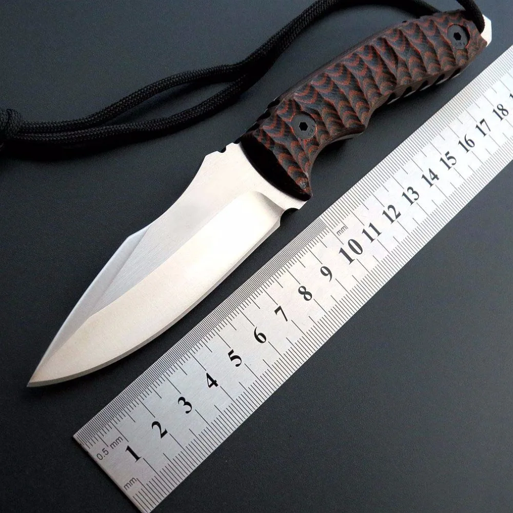 Eafengrow EF011 tactical KNIFE D2 steel Blade fixed hunting knife Handmade survival camping outdoor tool knife
Eafengrow EF011 tactical KNIFE D2 steel Blade fixed hunting knife Handmade survival camping outdoor tool knife