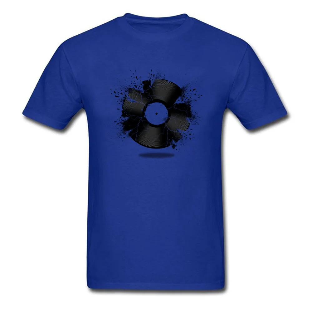 Crewneck break the record 10735 Pure Cotton Men T-Shirt Street Short Sleeve Tops Shirt Latest Design Tee Shirt break the record 10735 blue