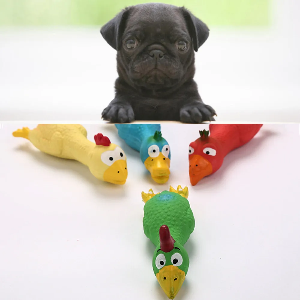 Natural Latex Chicken Pet Squeaky Toys Sound Play Dog Toys For Small Large Dogs Cats Puppy Molar Chew toy for dogs pet toy NEW
Natural Latex Chicken Pet Squeaky Toys Sound Play Dog Toys For Small Large Dogs Cats Puppy Molar Chew toy for dogs pet toy NEW