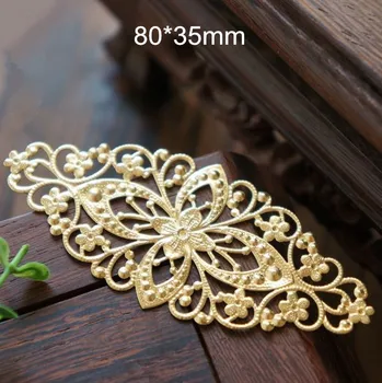 Free Shipping -10 pcs Big Filigree Flower Connector,80*35mm,Made of Copper,Vintage Craft Findings,DIY Jewelry Materials
Free Shipping -10 pcs Big Filigree Flower Connector,80*35mm,Made of Copper,Vintage Craft Findings,DIY Jewelry Materials