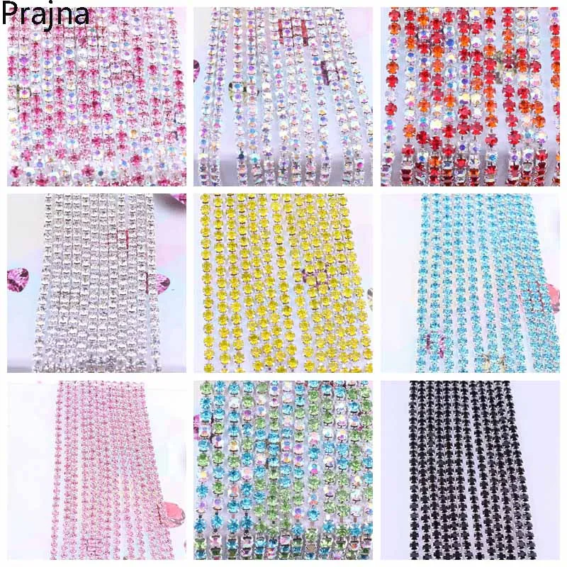 Prajna Crystal Rhinestone Chain SS6 Rhinestone Sewing Dress Application Sew On Rhinestone Trim Accessories DIY Handcrafts Gifts
Prajna Crystal Rhinestone Chain SS6 Rhinestone Sewing Dress Application Sew On Rhinestone Trim Accessories DIY Handcrafts Gifts