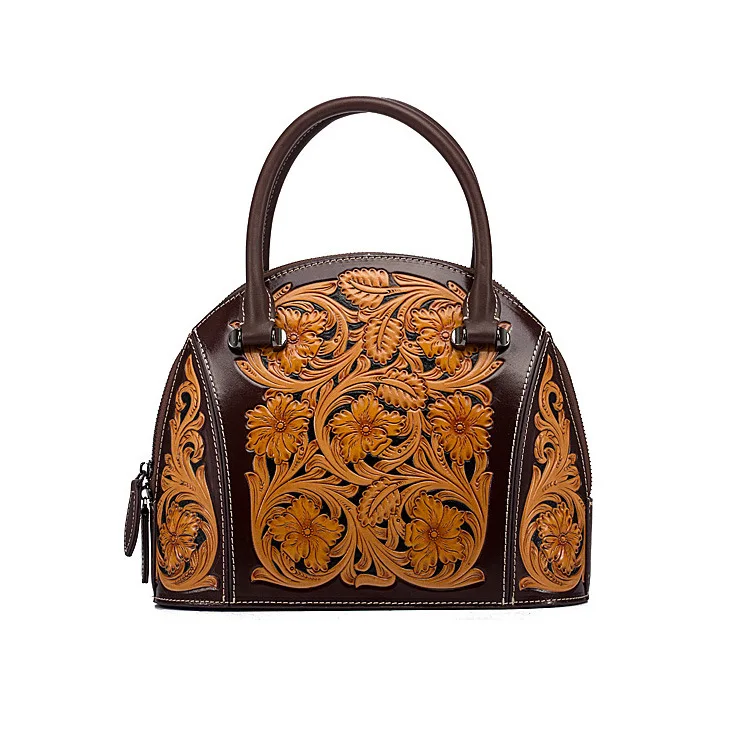 2018 New leather carved diagonal portable handbag vintage ethnic wind flower female handbag genuine leather bag women
2018 New leather carved diagonal portable handbag vintage ethnic wind flower female handbag genuine leather bag women