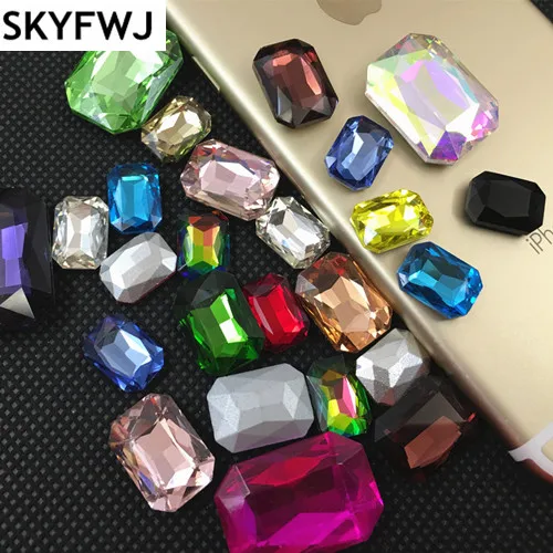Rectangle Rhinestone 4x6,6x8,8x10,10x14,13x18,18x25,18x27mm All Colors Pointback Glass Crystal Stones DIY Garment dress making
Rectangle Rhinestone 4x6,6x8,8x10,10x14,13x18,18x25,18x27mm All Colors Pointback Glass Crystal Stones DIY Garment dress making