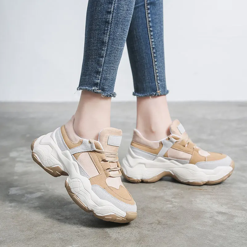 New Women Sneakers Korean version Casual Mixed Color Lace Up Wedges Platform Vulcanized Shoes Women Vacation Hiking Shoes G3-30
New Women Sneakers Korean version Casual Mixed Color Lace Up Wedges Platform Vulcanized Shoes Women Vacation Hiking Shoes G3-30