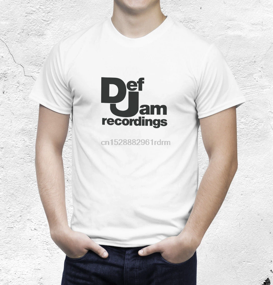 Def jam Recordings футболка 2019 модная из 100% хлопка топы оптовая продажа летняя с круглым