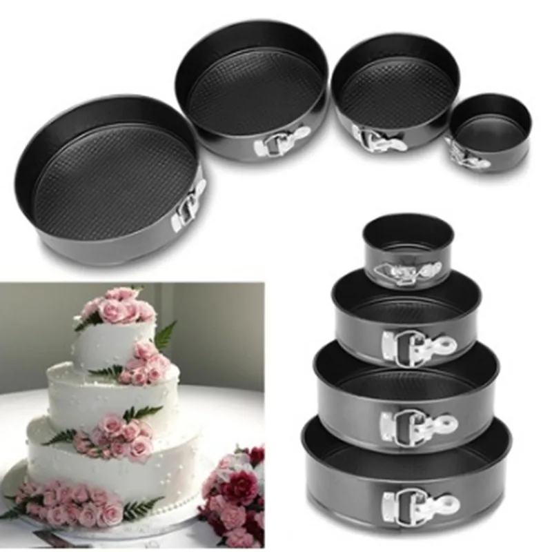 2018 Round live bottom with lock cake mold multi-size 4/7/9/10 inch non-stick chiffon oven baking live demoulding Cake Pans
2018 Round live bottom with lock cake mold multi-size 4/7/9/10 inch non-stick chiffon oven baking live demoulding Cake Pans