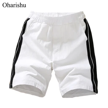 2019 Summer Fashion Shorts Loose Men's Casual Shorts Striped Black White Elastic Waist Cotton Bermuda Shorts Men Plus Size 5XL
2019 Summer Fashion Shorts Loose Men's Casual Shorts Striped Black White Elastic Waist Cotton Bermuda Shorts Men Plus Size 5XL