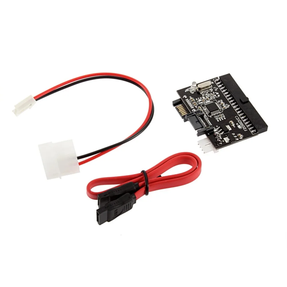 

Practical Black IDE To SATA Serial-ATA Bilateral HDD Adapter Converter Compatible With ATA 100/133