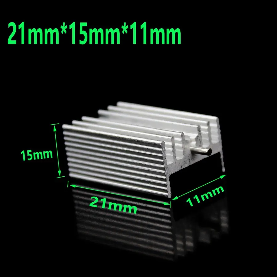 10PCS 21x15x11mm TO220 Heatsink Cooling Fin Radiator Aluminum Cooler TO-220 Heat Sink Transistor
10PCS 21x15x11mm TO220 Heatsink Cooling Fin Radiator Aluminum Cooler TO-220 Heat Sink Transistor