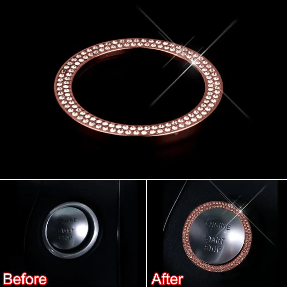 Auto Engine Ignition Switch Button Cover Trim Ring Diamond Car-Styling Sticker For Mercedes C Class GLC260 C200L 2015 Accessory
Auto Engine Ignition Switch Button Cover Trim Ring Diamond Car-Styling Sticker For Mercedes C Class GLC260 C200L 2015 Accessory