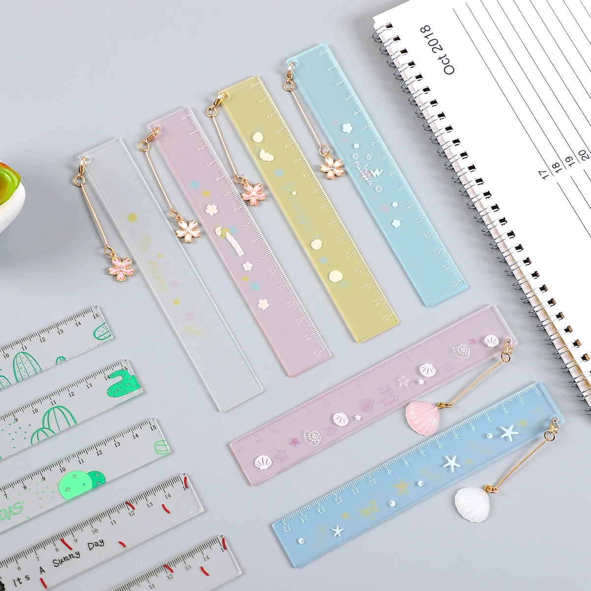 JIANWU 1pcs Simple cute Style 15cm Transparent Acrylic Hanging Ruler Simple Ruler Square Ruler kawaii bookmark ruler
JIANWU 1pcs Simple cute Style 15cm Transparent Acrylic Hanging Ruler Simple Ruler Square Ruler kawaii bookmark ruler