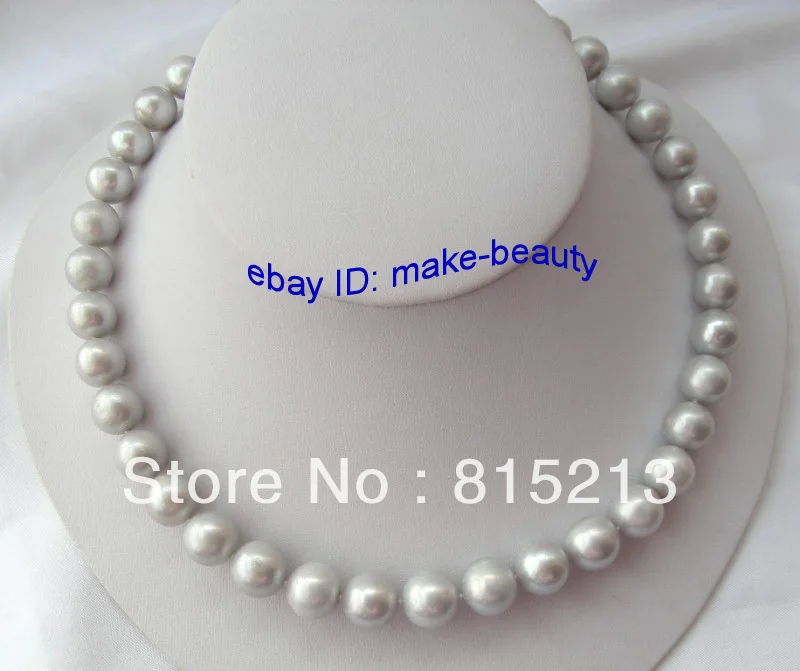 ddh00504 stunning big 12mm round gray freshwater pearls necklace 14KGP gold clasp 28% Discount
ddh00504 stunning big 12mm round gray freshwater pearls necklace 14KGP gold clasp 28% Discount