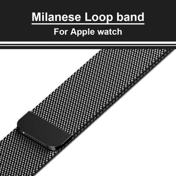 Watchband for Apple watch 42mm 38mm 44mm 40mm Milanese Loop band for Apple watch Series 4 / 3 / 2 Link Bracelet Strap
Watchband for Apple watch 42mm 38mm 44mm 40mm Milanese Loop band for Apple watch Series 4 / 3 / 2 Link Bracelet Strap