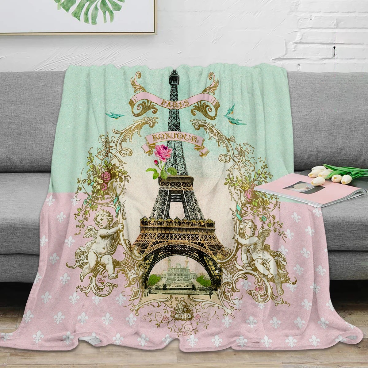 Bonjour Paris Throw Blanket Soft Warm Microfiber Blanket Flannel Blanket Blankets For Beds
Bonjour Paris Throw Blanket Soft Warm Microfiber Blanket Flannel Blanket Blankets For Beds