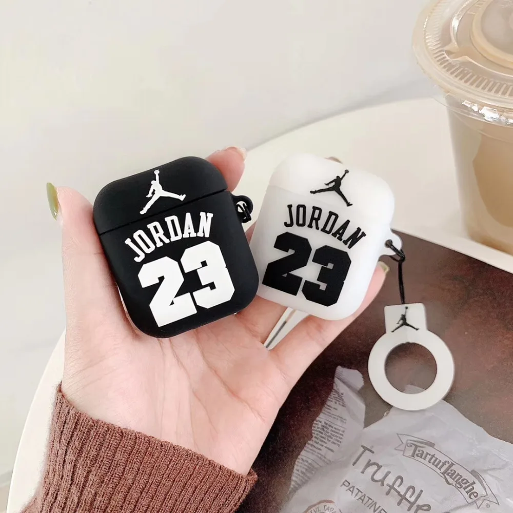 Jordan Case Wireless Bluetooth Earphone Case Black White For Apple Airpods Headphones Cases Cute For Airpods Cover bags
Jordan Case Wireless Bluetooth Earphone Case Black White For Apple Airpods Headphones Cases Cute For Airpods Cover bags