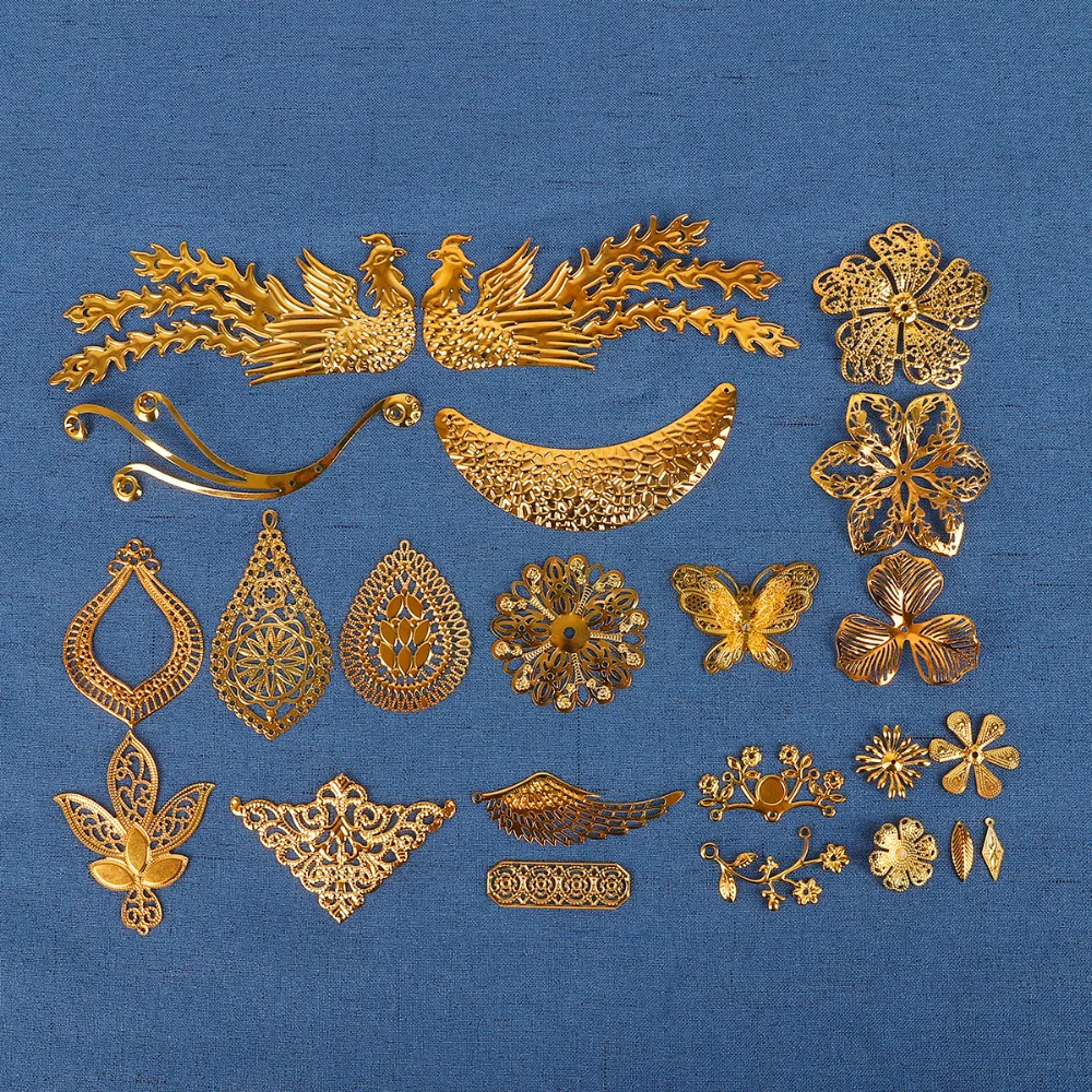 Wholesale Multi Style Fashion Geometry Pierced Design Iron Crafts Metal Spacers For DIY Necklace&Earring Jewelry Findings
Wholesale Multi Style Fashion Geometry Pierced Design Iron Crafts Metal Spacers For DIY Necklace&Earring Jewelry Findings