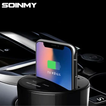 Soinmy 10W QI Wireless Car Charger For iPhone X 8 Plus Cup Slot Car Charger Fast Charger for Samsung Note 8 S7 S8 S9 For Xiaomi
Soinmy 10W QI Wireless Car Charger For iPhone X 8 Plus Cup Slot Car Charger Fast Charger for Samsung Note 8 S7 S8 S9 For Xiaomi