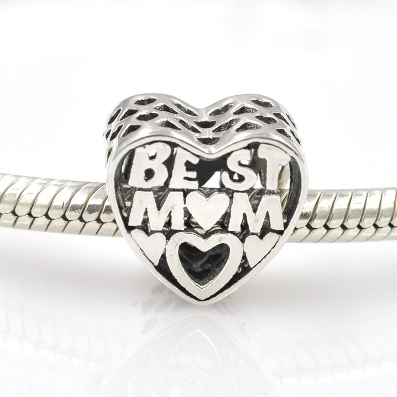Hot Best Mum Heart Charms 925 Sterling Silver Beads For Jewelry Making Fits Original Bracelets Necklaces Mother's Day Gift
Hot Best Mum Heart Charms 925 Sterling Silver Beads For Jewelry Making Fits Original Bracelets Necklaces Mother's Day Gift