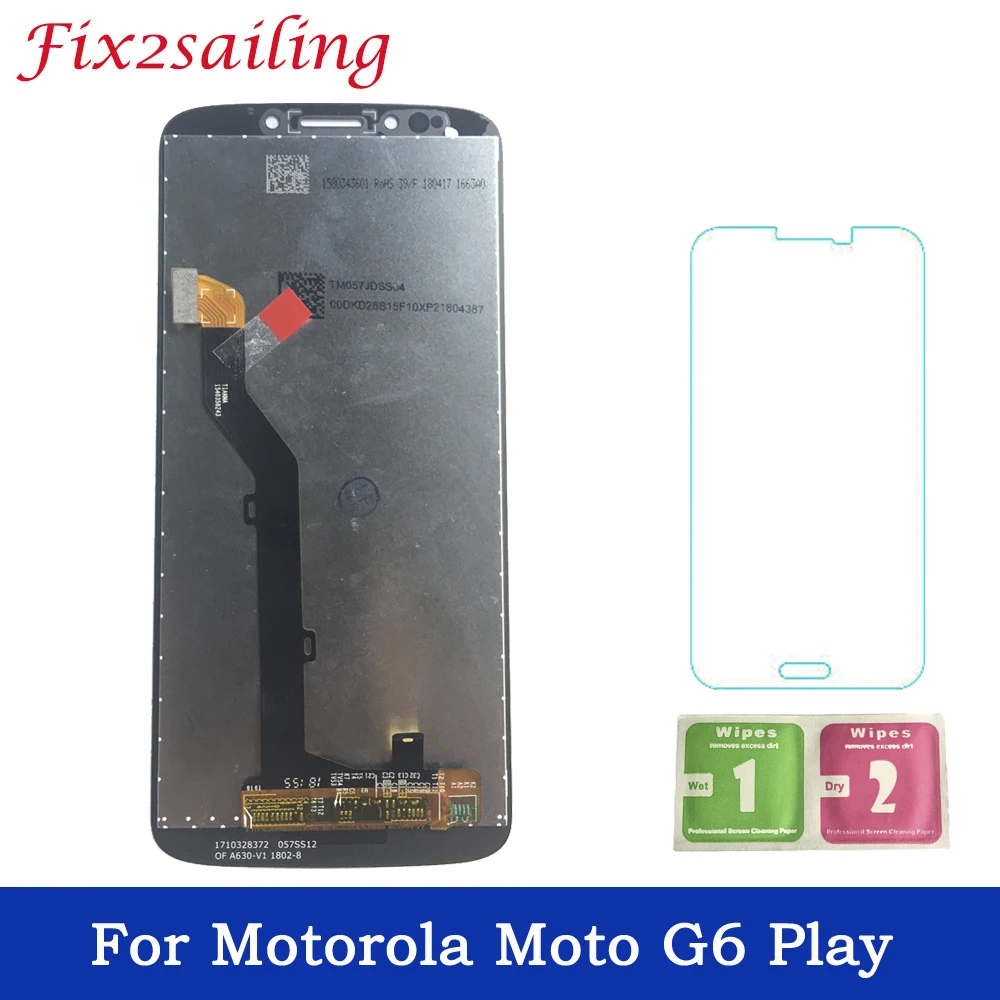100% Tested Working Display For Motorola Moto G6 Play XT1922 LCD Display Touch Screen Assembly Replacment parts Free Shipping
100% Tested Working Display For Motorola Moto G6 Play XT1922 LCD Display Touch Screen Assembly Replacment parts Free Shipping