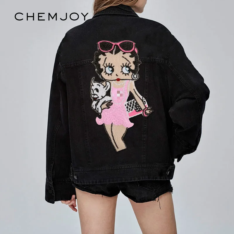 Sewing on Applique Large Cute Girl Sequin Patches Sew on Sticker for Clothes Women Garment DIY Accessory Parches Sequined Patch
Sewing on Applique Large Cute Girl Sequin Patches Sew on Sticker for Clothes Women Garment DIY Accessory Parches Sequined Patch